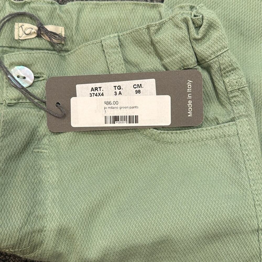 J.O. Milano Casual Flare Pants - Sage Green 3T - Picture 4 of 4